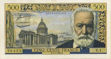 500 francs victo hugo